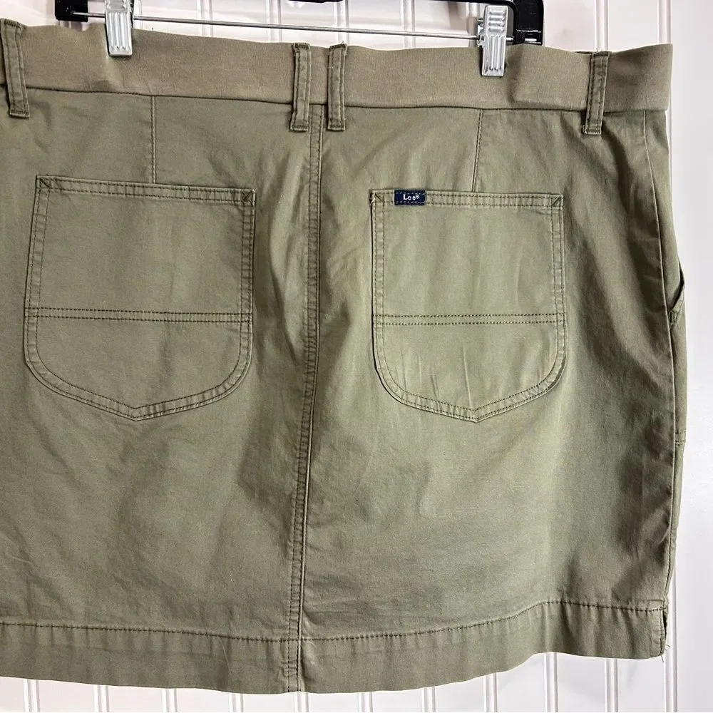 Lee Green Cargo Shorts Relaxed Fit